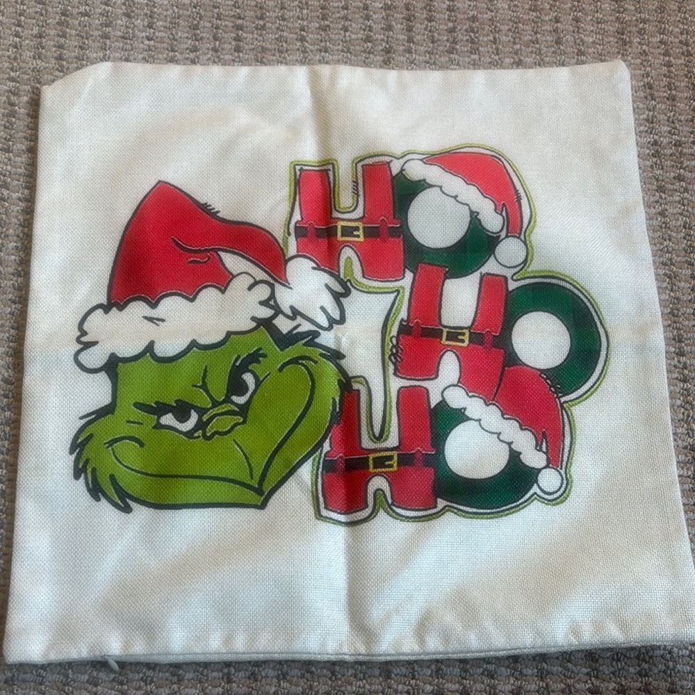 Grinch Christmas Pillow Covers (set of 4)
